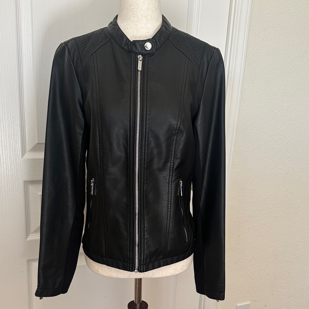 Calvin Klein Black Leather Jacket
